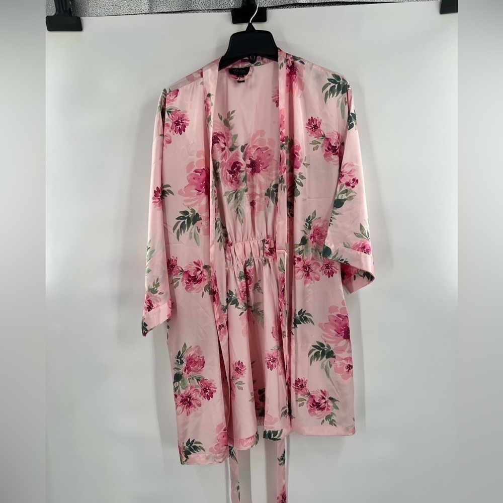 Thalia Sodhi intimates pink lounge robe size S/M